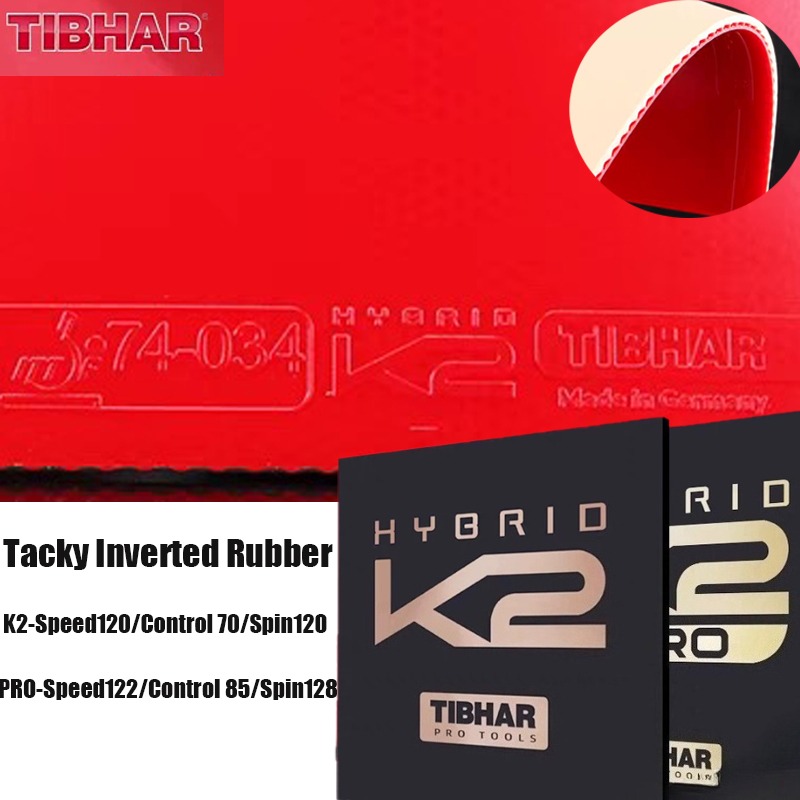 Table Tennis Germany - TIBHAR K2 Imported Table-tennis Rubber Sheet