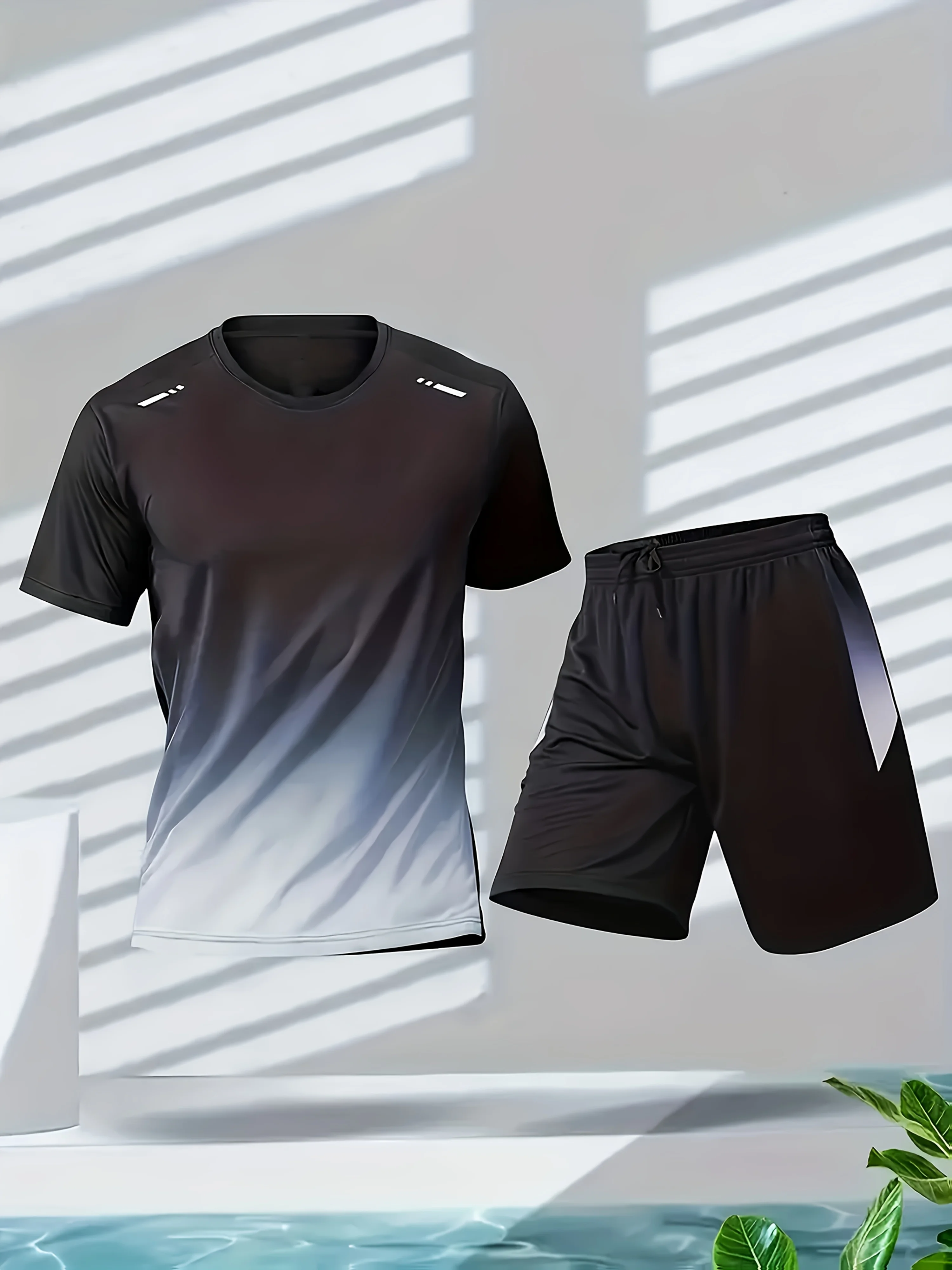 Table Tennis Shorts - Men's sportswear, ice silk short sleeves