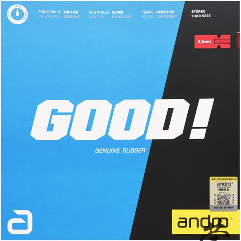 Table Tennis Player - Andro GOOD Table Tennis Rubber Non