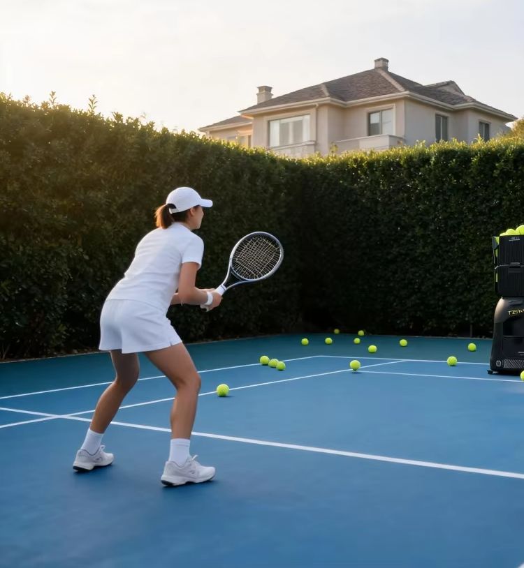 Robot Ball Machine - Tenniix Tennis Ball Machine AI Coach