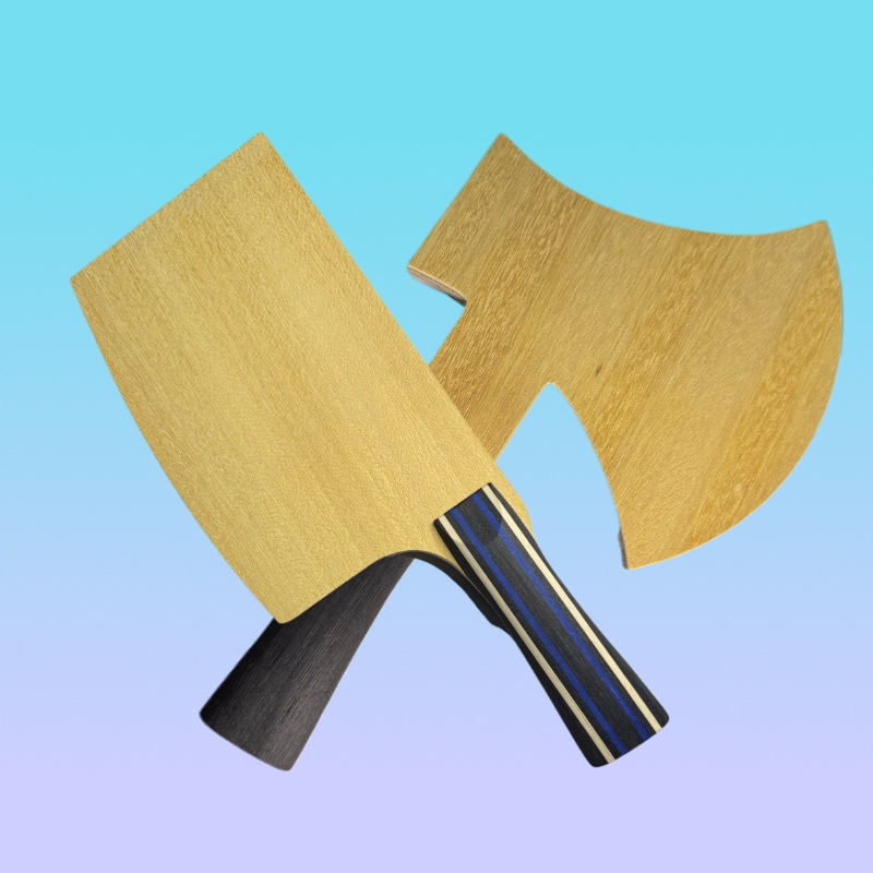 Table Tennis Head To Head - Unusual Shape 7-Ply Allwood Table Tennis