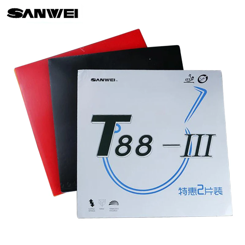 Table Tennis Backhand - Original SANWEI T88-3 Table Tennis Rubber