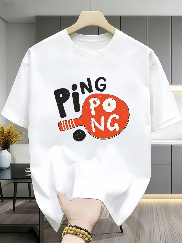 Men Casual Table Tennis Graphi - Table Tennis Graphics review and price