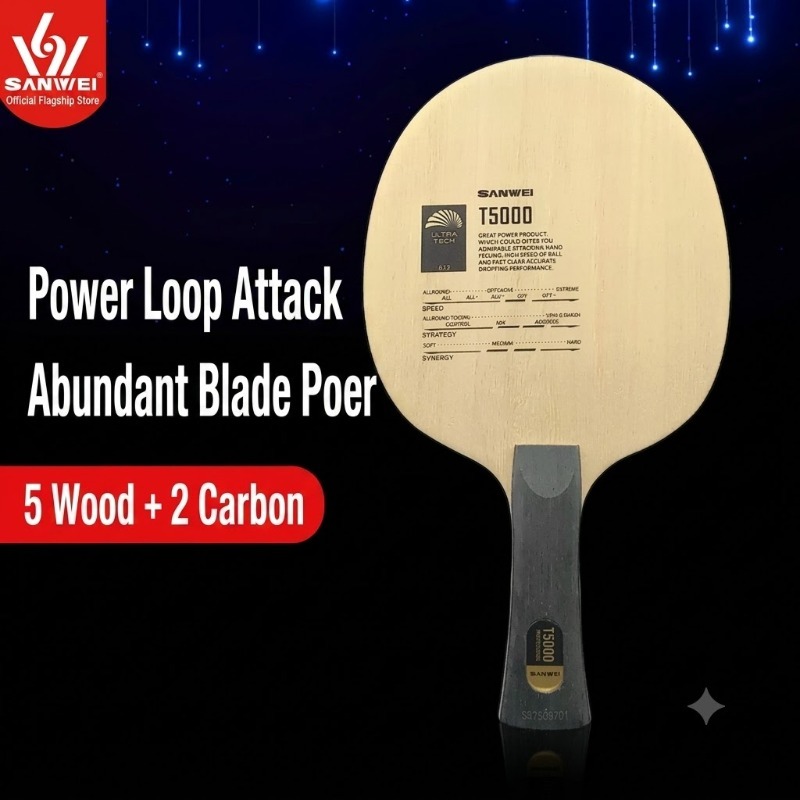 1pcs SANWEI T5000 Table Tennis - Table Tennis Player review and price