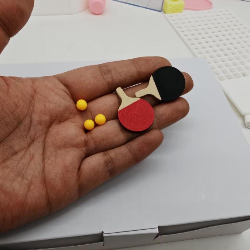 1Set Dollhouse Miniature Ping  - Table Tennis Ball review and price