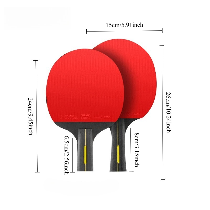 6‑Star Table Tennis Racket Set - Table Tennis History review and price