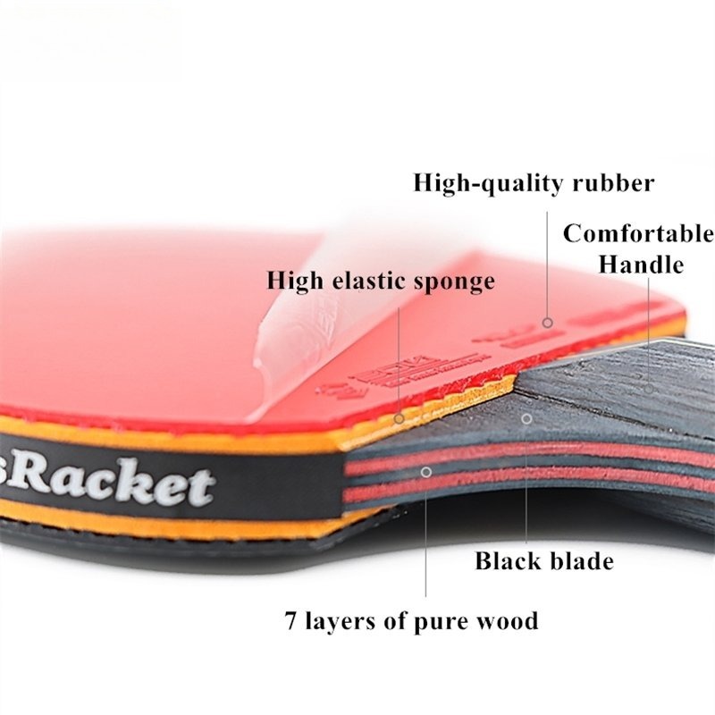 6‑Star Table Tennis Racket Set - Table Tennis History review and price