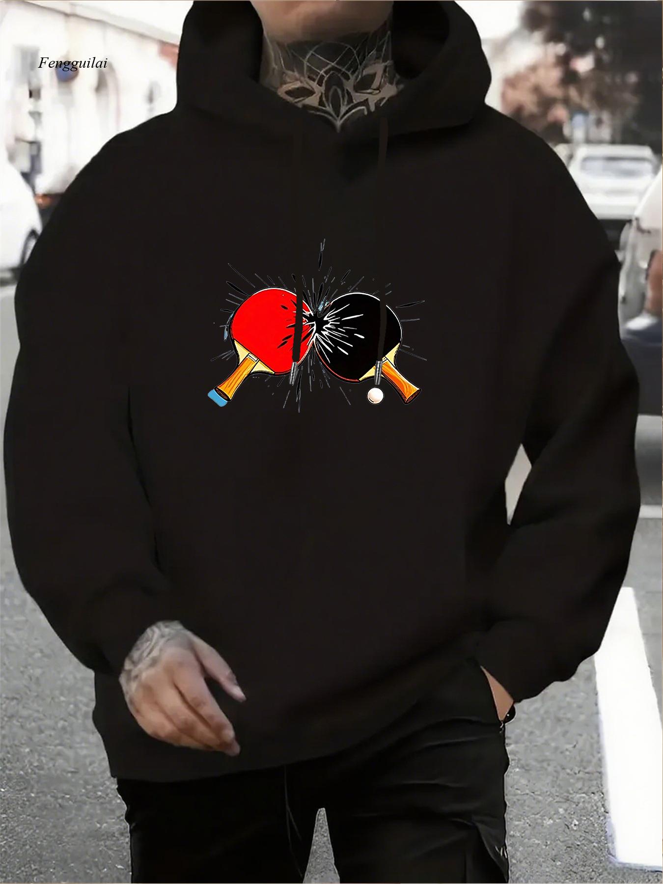 Ping Pong Smash Graphic Hoodie - Table Tennis Graphics review and price