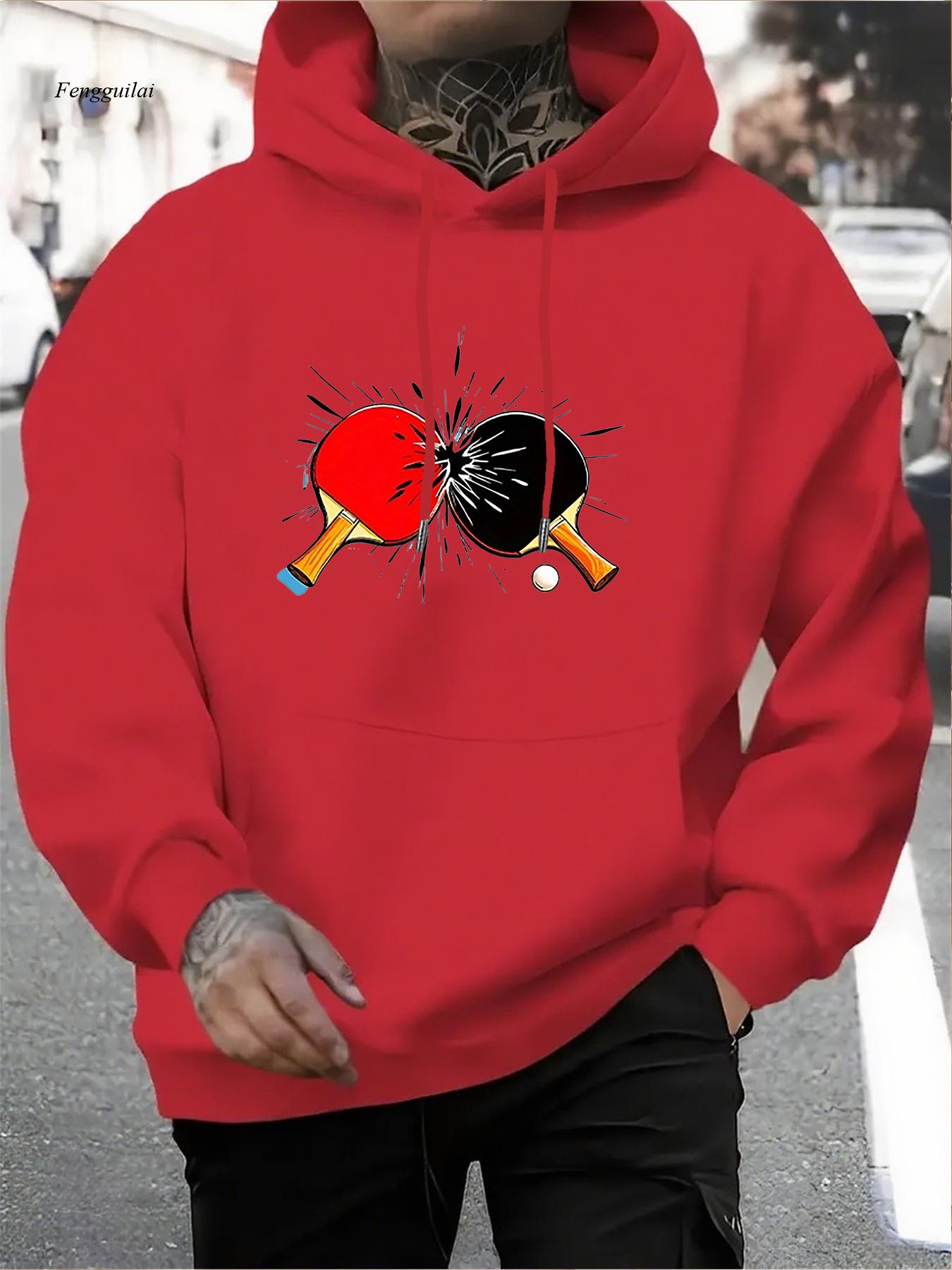 Ping Pong Smash Graphic Hoodie - Table Tennis Graphics review and price