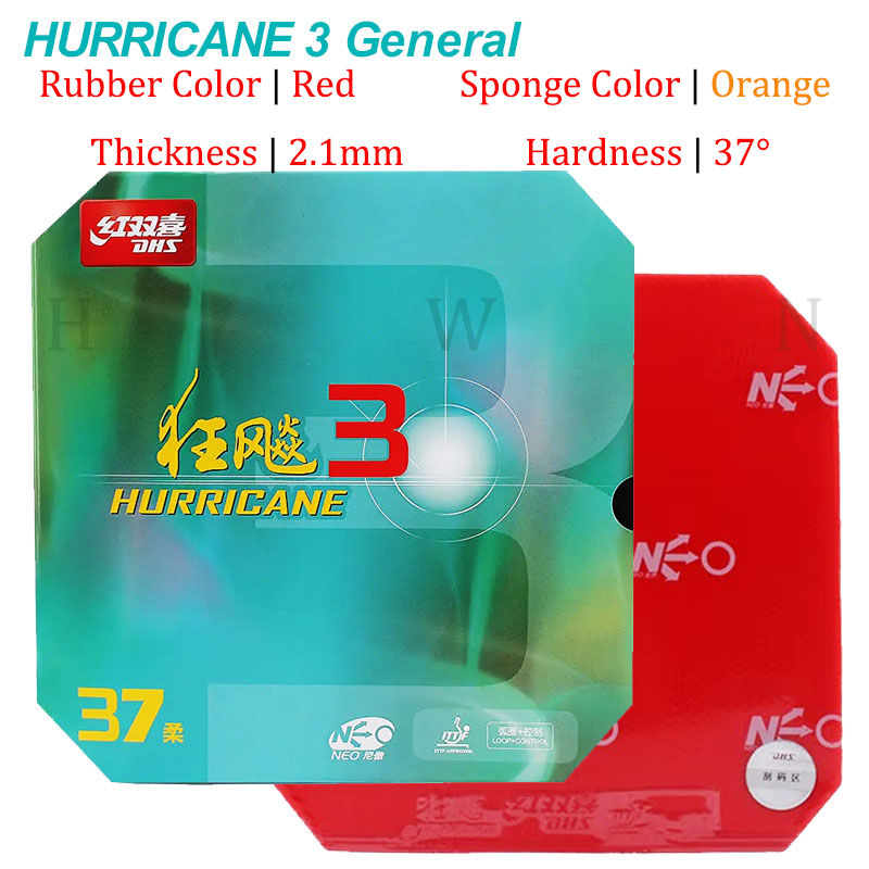 Genuine DHS Hurricane 3 NEO Ge - Table Tennis Backhand review and price