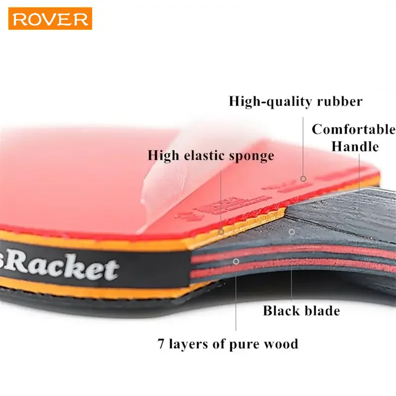 5/6 Star Table Tennis Racket 2 - Table Tennis History review and price