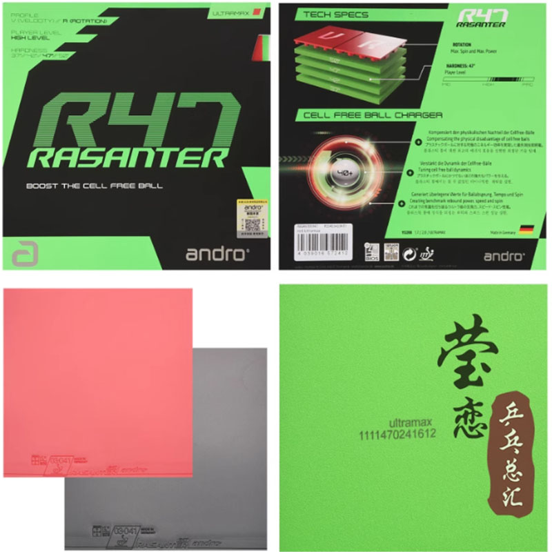 Andro Rasanter R45 47 50 C45 4 - Table Tennis Grip review and price