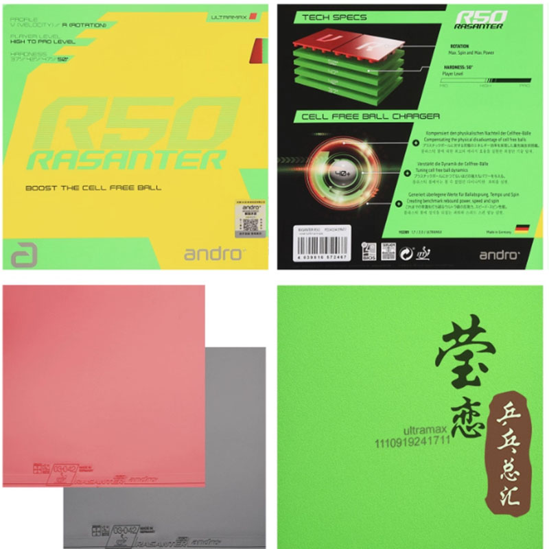 Andro Rasanter R45 47 50 C45 4 - Table Tennis Grip review and price