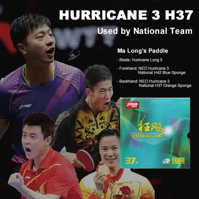 DHS-Hurricane 3 H37 Table Tenn - Table Tennis Backhand review and price