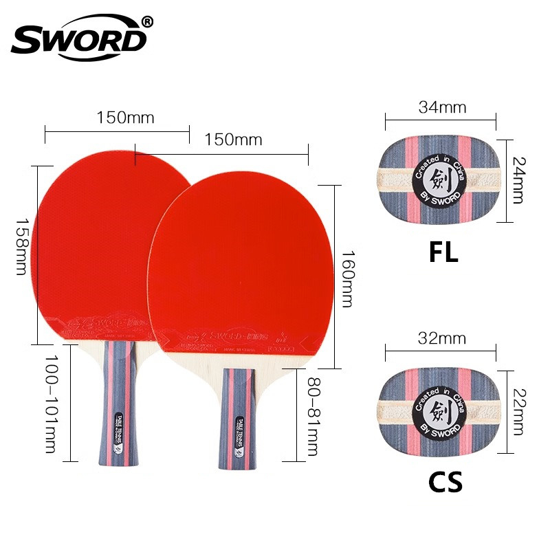 SWORD S1 Table Tennis Racket 5 - Table Tennis Grip Types review and price