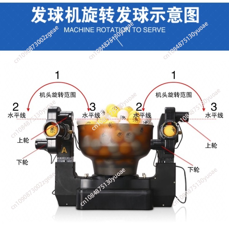 Double-head table tennis servi - Table Tennis Head To Head review and price