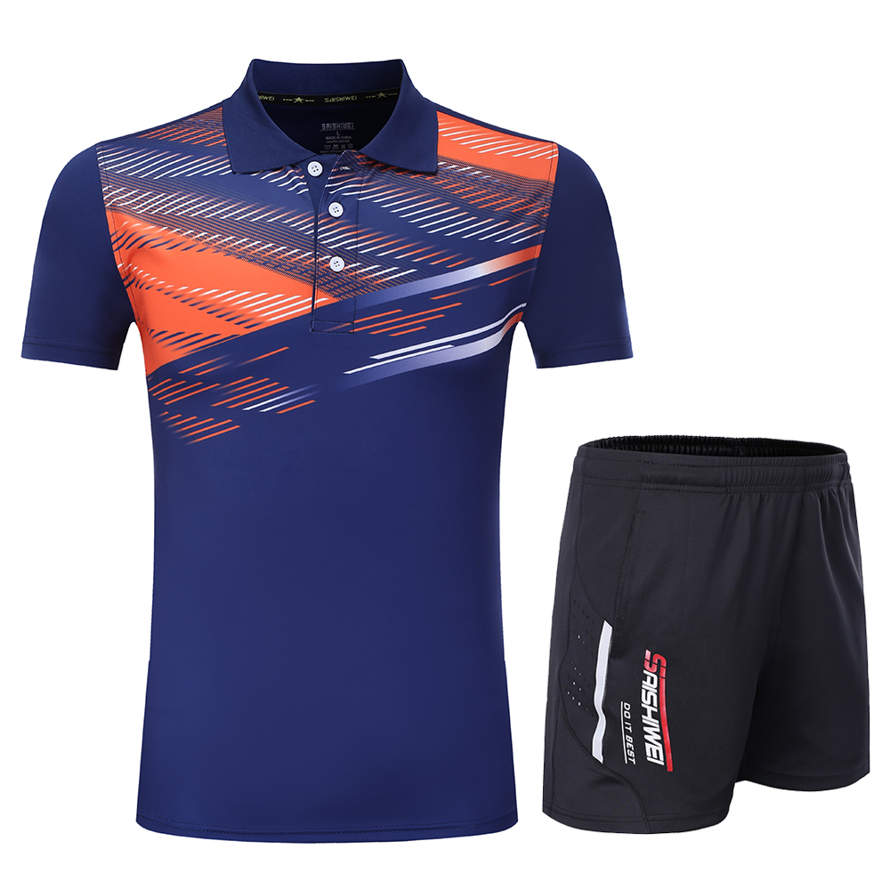 New Men Women Tennis T Shirt   - Table Tennis Shorts review and price