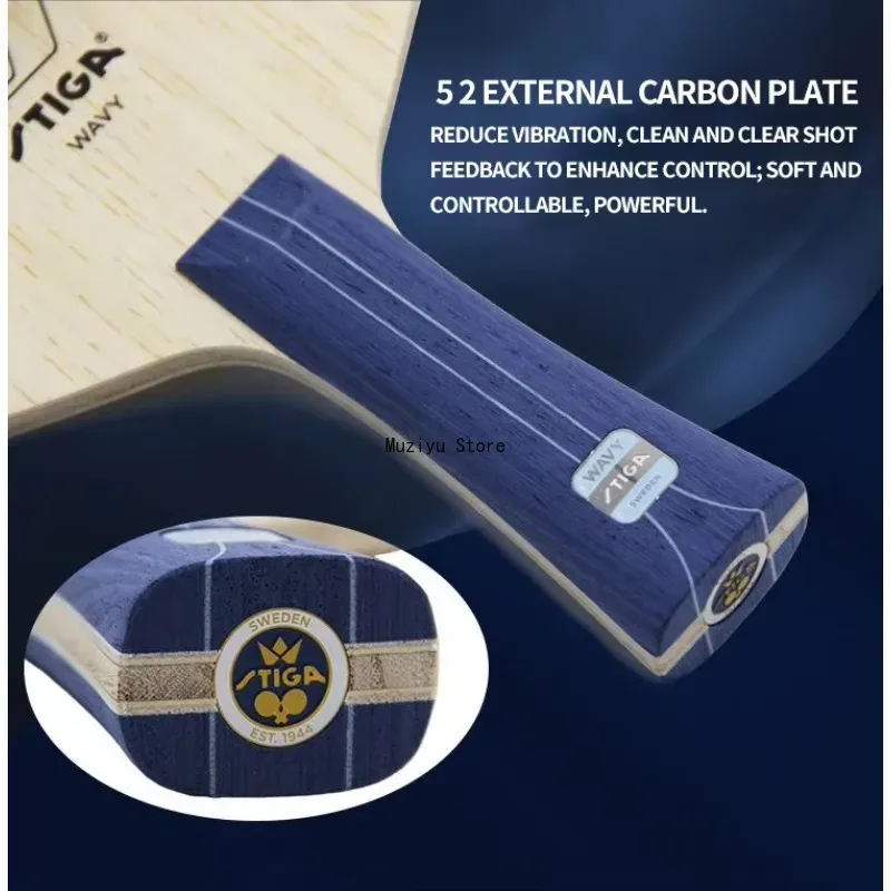 Original STIGA Wavy Ultra Fibr - Table Tennis Player review and price
